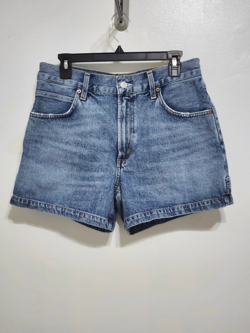 AGOLDE Magda Denim Carpenter Shorts Size 29